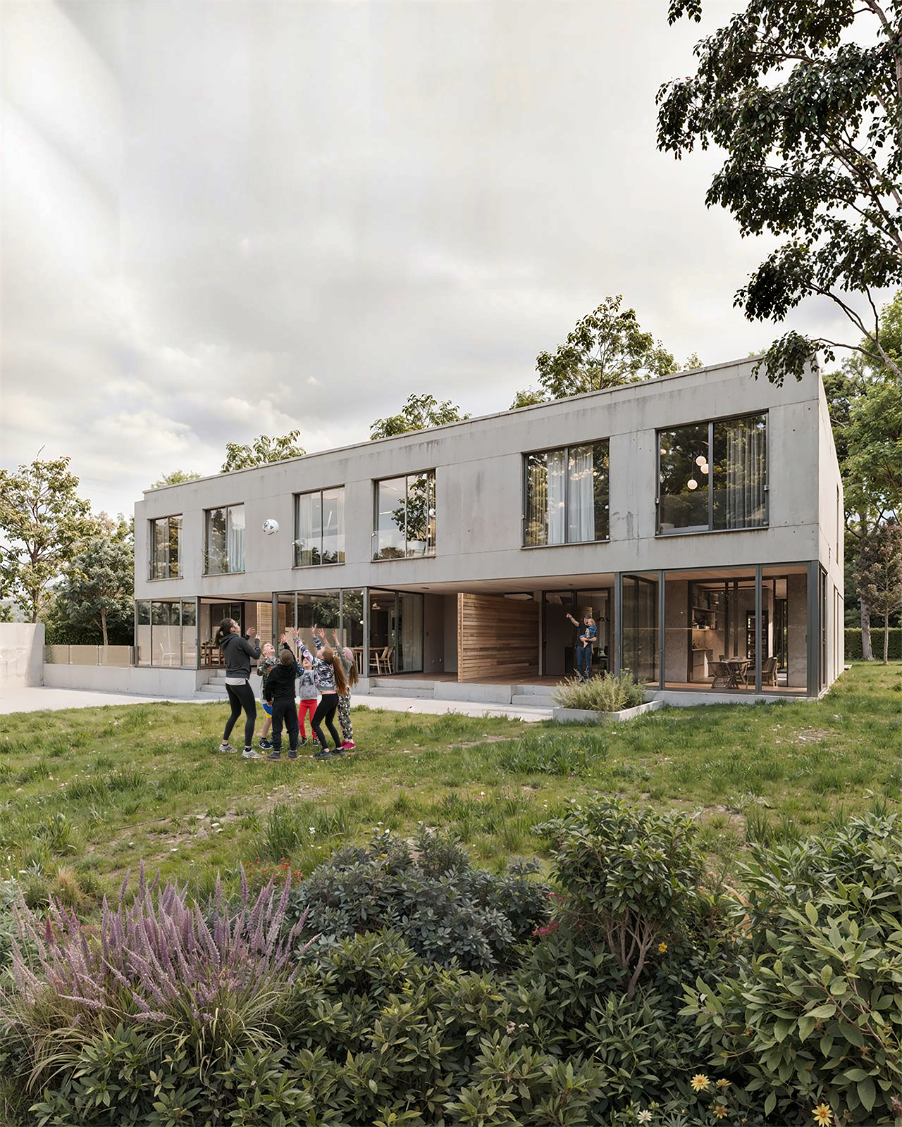 Modern exterior render